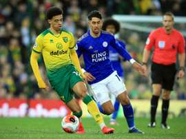 Liverpool are going after Jamal Lewis (L). AFP