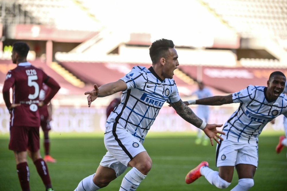 El Madrid ofreció 40 millones por Lautaro en julio. AFP