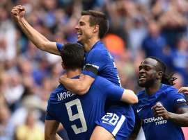 Azpilicueta fête son 200ème match. AFP