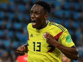 Le message de Yerry Mina après avoir battu l'Argentine de Messi. AFP