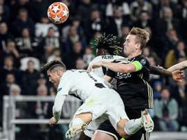 de Ligt is wanted man after his impressive Champions League performances this season. AFP.