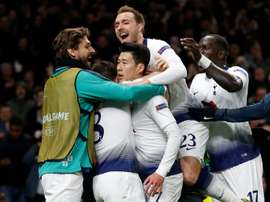 Son hailed his team's fighting spirit in victory over City. AFP