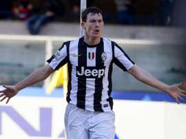 Juventus defender Stephan Lichsteiner, pictured on February 3, 2013, could be facing a six-month spell on the sidelines for the Italian champions, according to a leading heart specialist