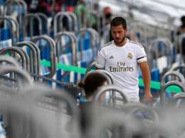 Eden Hazard participou de apenas 19 jogos pelo Real Madrid. AFP