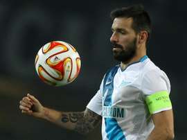 Portuguese midfielder Danny, pictured on March 19, 2015, came off the bench to score as Russian champions Zenit St Petersburg stayed top with a 1-0 win at Ufa