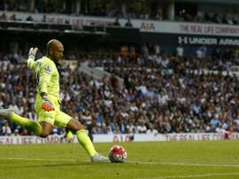 Tim Howard, pictured in action for Everton on August 29, 2015, s in the squad named by US manager Jurgen Klinsmann for upcoming friendlies against Peru and Brazil