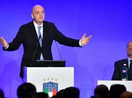 Infantino is facing opposition ahead of Friday's ruling FIFA council meeting. AFP