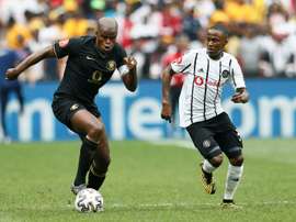 Willard Katsande (L) began Kaizer Chiefs' comeback v Polokwane. AFP