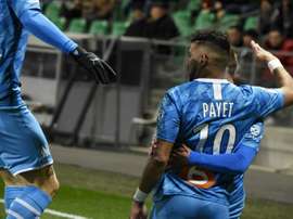 Fantastic Payet strike helps Marseille past Saint-Etienne. AFP