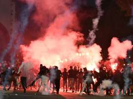 Marseille fans have been banned from the game. AFP