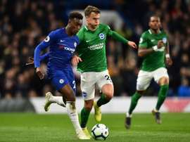 Hudson-Odoi enjoyed his first Premier League start. AFP