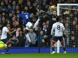 Zouma sealed Everton's win with a late header. AFP