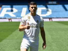 Luka Jovic has picked up a relapse of his injury while on international duty. AFP