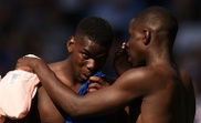 Pogba n'a pas salué les supporters. AFP