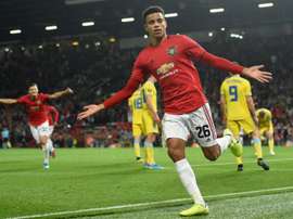 United quer renovar com Greenwood. AFP
