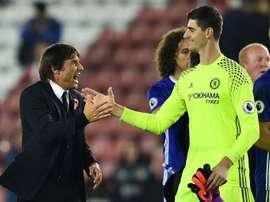 Courtois com futuro incerto. AFP