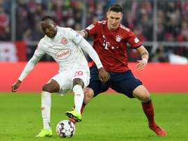 Lukebakio's hat-trick helped Fortuna snatch a shock draw. AFP
