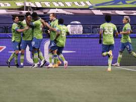Defending champion Sounders beat Dallas in MLS playoffs. AFP