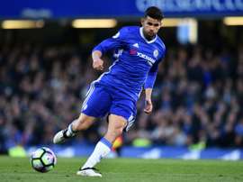 Costa wore the number 19 shirt during his time at Chelsea. AFP