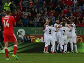 Georgia's manager has promised to make life difficult for Wales. AFP