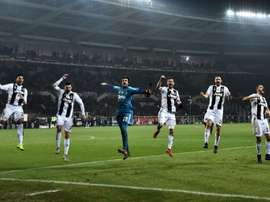 Ronaldo won the game. AFP