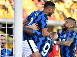 Ronaldo elogia Hakimi e Lukaku. AFP