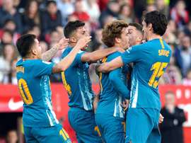Griezmann was the star man for Atlético once more. AFP