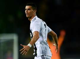 Cristiano Ronaldo a signé un doublé. AFP