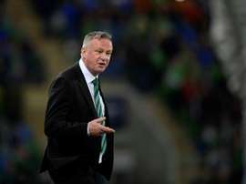 O'Neill will stick with Northern Ireland if they make Euro play-offs. AFP