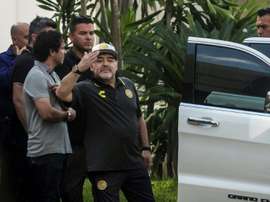 Maradona seeks rebirth in Mexican club. AFP