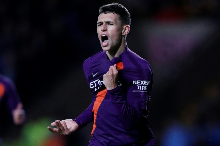 Foden is said to be on the verge of committing his long term future to Man City. AFP