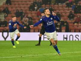 Vardy is top. AFP