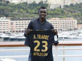 AS Monacos new Malian midfielder Adama Traore, pictured on July 24, 2015, fractured his ankle
