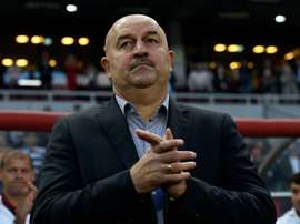 Russia's head coach Stanislav Cherchesov oversaw his second win in five matches. AFP