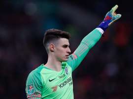Kepa, sancionado con 225.000 euros. AFP
