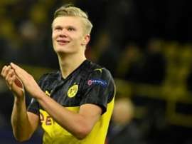 Erling Haaland's insane numbers in the UCL. AFP