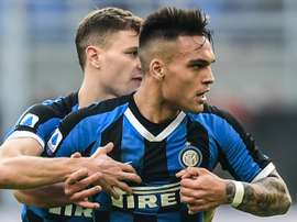 Lautaro pede desculpas após sua atitude em expulsão. AFP