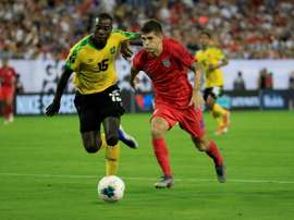 Pulisic scored twice as the USA beat Jamaica 3-1. AFP