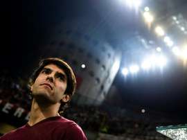 Kaká visitó México y se 'mojó' por el América. AFP