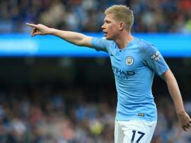 De Bruyne est de retour avec City. AFP