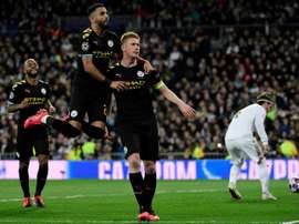 De Bruyne segna il suo 50esimo goal. AFP