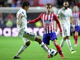 Griezmann a célébré sa prolongation avec un titre. AFP