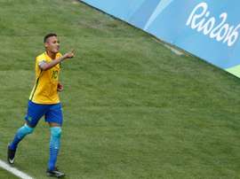 Neymar, la gran arma de Brasil. AFP