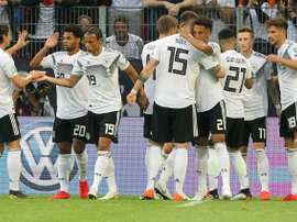 Germany were comfortable victors over Estonia in the Euro 2020 qualifier. AFP