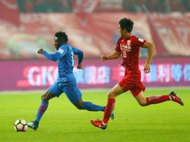 Martins decisivo para o Shenhua. AFP