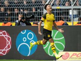 Sancho has made a breakthrough at Dortmund. AFP