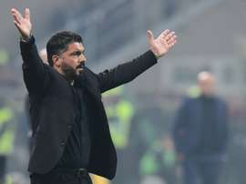 Gennaro Gattuso believes his side can make Champions League qualification this season. AFP