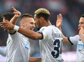 Hoffenheim drew level late. AFP