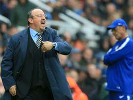 Benitez and Sarri pictured during Sunday's Premier League clash. AFP