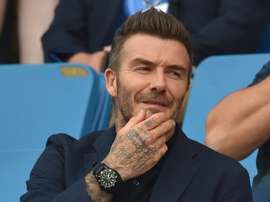 Beckham, representante além de presidente. AFP